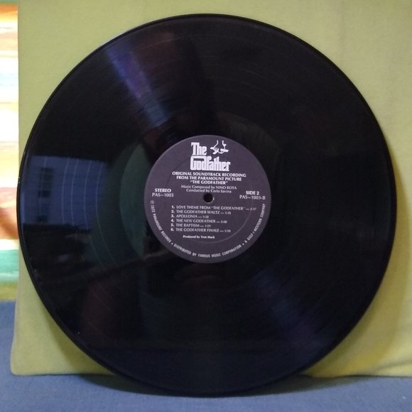 The Godfather 1972 Original Soundtrack Trifold Vinyl Record MINTY Collectible! - Picture 8 of 8